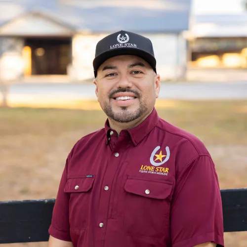 Dr. Francisco Alvarez, equine veterinarian at Lone Star Animal Hospital